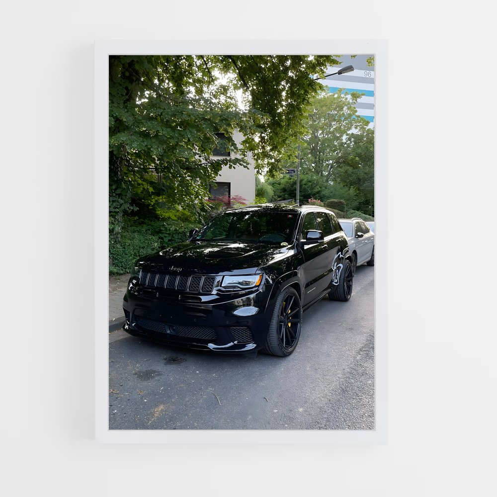Poster Trailblazer Black – affiche Jeep (vue 3)